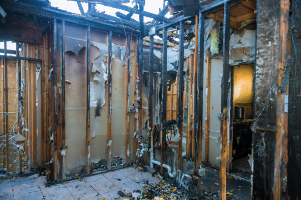 Professional Soot Cleanup technician working in Kennedale, TX